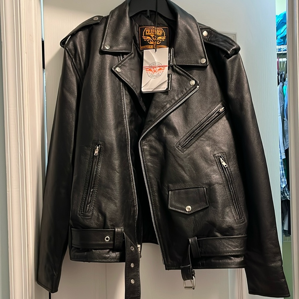 Milwaukee Leather Men's Motorcycle Jacket - Size XXL